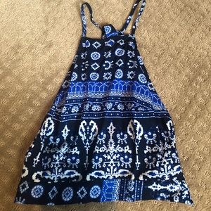 LuLu’s Two-Piece Halter Top and Maxi Skirt Set